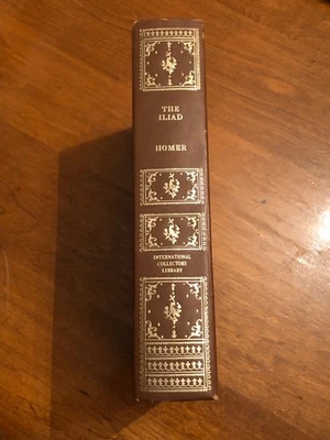 Vintage The Iliad by Homer Hardcover International Collectors Library 1974 Greek - Image 1 of 4