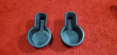 2000-2004 Nissan Xterra Center Console Cup Drink Holder Insert Pair Set of 2 OEM - Image 1 of 2