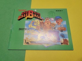 Nintendo NES Video Game Instruction Manual Bad News Baseball