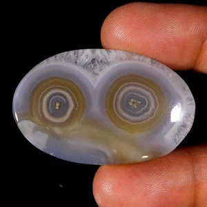 55.20Cts. Natural Incredible Botswana Agate Oval Cabochon Reiki Healing Gemstone - Picture 1 of 3
