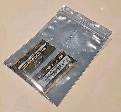 Corsair Vengeance 64GB (2×32GB) DDR4 2666 MHz SODIMM Laptop Memory Kit Warranty - Image 1 of 2