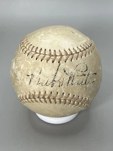 Babe Ruth - Single Signed Autographed Reach AL Baseball - Beckett LOA - Picture 1 of 7
