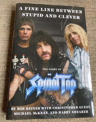 SPINAL TAP 1st Print/1st FINE LINE BETWEEN STUPID & CLEVER Rob Reiner ✎ SIGNED - Imagem 1 de 4