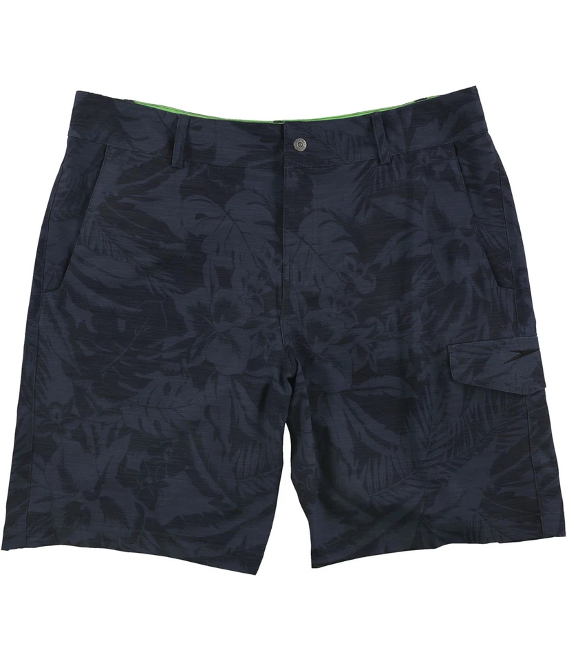 Speedo Hombre Floral Híbrido Natación Fondo Boardshorts - Imagen 1 de 1