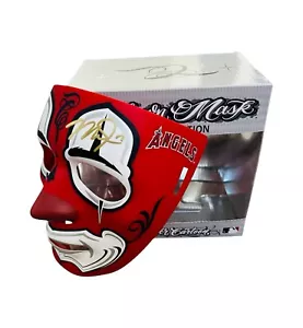Mike Trout AUTOGRAPHED Mister Cartoon Anaheim Angels Clown Mask (RARE) - Picture 1 of 5