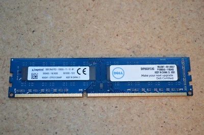 Dell Kingston 8GB PC3-12800U-11-12-B1 1600 SNP66GKYC/8G DDR3 Desktop Memory - Image 1 of 4