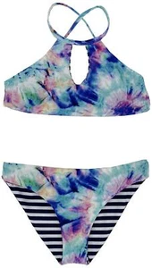 Splendid Girls' Brighter HI Neck Bra Set, Multicolor, 10 - Picture 1 of 2