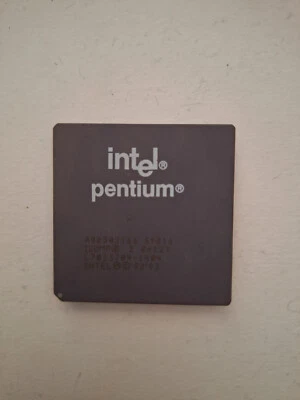 Processore Intel Pentium 166MHz A80502166 SY016 SPGA NEW CPU Intel Ceramic Gold - Immagine 1 di 3