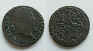 ZALDI2010. Fernando VII, 2 Maravedi Of 1825, - Picture 1 of 1