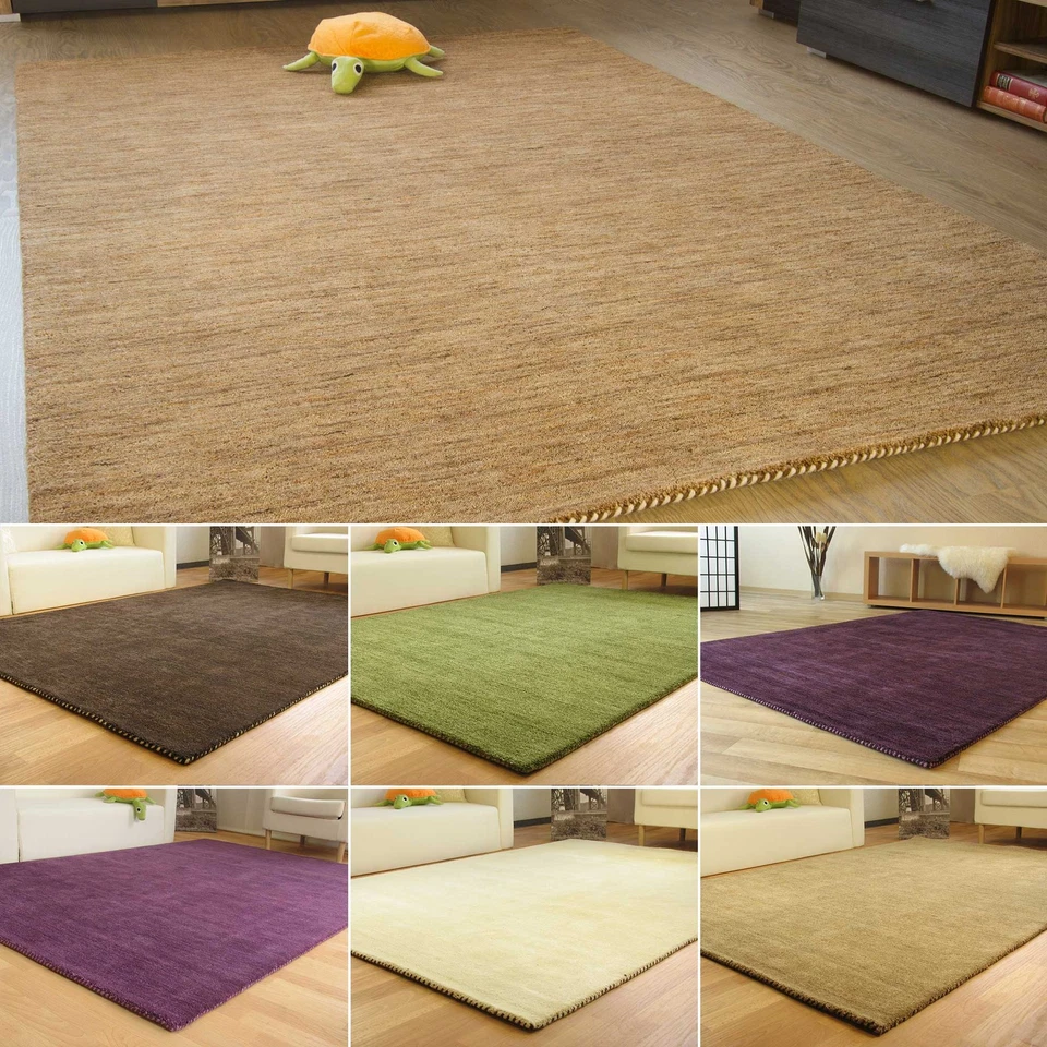 Nomade - handgewebter Gabbeh Teppich Wollsiegel 100% Schurwolle Modern Neu - Bild 1 von 1