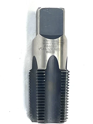 1"- 11-1/2 Pipe Tap NPTF(Dryseal) Tapered Hanson Whitney USA MADE - Image 1 of 4