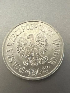 10 Groszy Polish Coin 1968 Polska Rzeczpospolita Ludowa Vintage Currency - Picture 1 of 2
