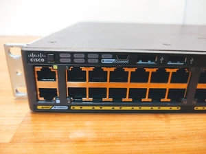 *FUNCIONA* CONMUTADOR GIGABIT RED ETHERNET CISCO WS-C2960X-48LPS-L V04 48 PUERTOS POE - Imagen 1 de 5