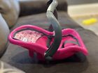 Pink Graco Tollytots Toy Car Carrier Rocking Seat Chair For Infant Baby Doll