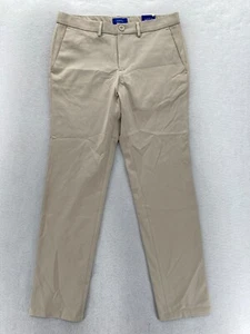 Apt. 9 Premier Flex Chino Pants Mens 30x30 Slim Fit Straight Beige Stretch Waist - Picture 1 of 11