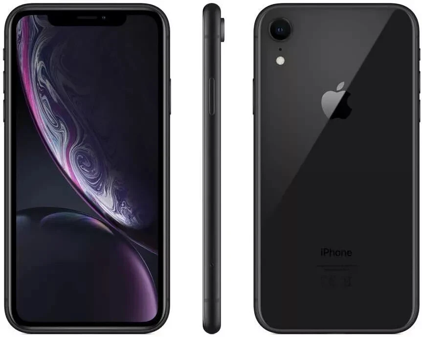 Apple iPhone XR schwarz 64 GB  inkl. Silikon Case & Schutzglas - Wie Neu - - Bild 1 von 1