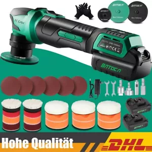 BATOCA S4 Mini Akku Akkupolierer Set Exzenter&Rotations poliermaschine Polishing - Bild 1 von 16