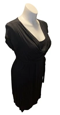 New Motherhood Maternity Black Dress Size Extra Large - Image 1 of 4