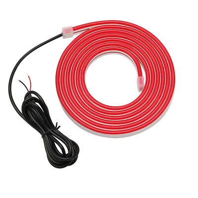 1.5/1.8/2M LED Car Daytime Running Light Strip Flexible LED Hood Lamp Waterproof - Image 1 of 4