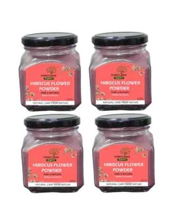 Hibiscus Flower Powder Organic [rose mallow] Rosa Sinensis for Hair & Skin Care - Picture 1 of 12