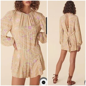 Spell And The Gypsy Belladonna Romper Size S Small Floral Paisley Boho - Picture 1 of 8