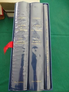 DE CESARE-LA FINE DI UN REGNO-FRANCESCO II-CELI EDITORE 1969-COFANETTO 3 VOLL. - Picture 1 of 5