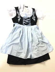 SCARLET DARKNESS Damen Dirndl Oktoberfest Trachtenkleid Dirndl Kleidung - Bild 1 von 6