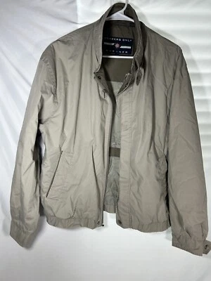 Jaqueta Mariner Vintage Apenas Membros Tamanho GRANDE MASCULINA CÁQUI BARCO CORTA-VENTO - Imagem 1 de 4