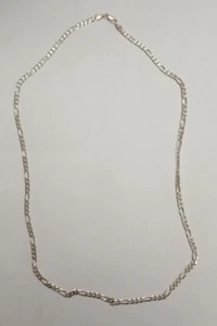 9.75g 22" VJ P. Flux 925 Sterling Silver Chain Necklace Made in Italy Italia - Picture 1 of 7