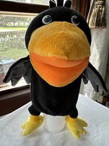 Theo the Raven Glove Puppet Haba - Picture 1 of 4