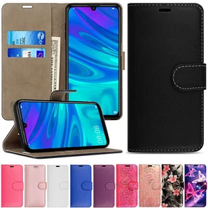 Case For Huawei P Smart Plus/Z/2017/2020 Leather Flip Wallet Stand Phone Cover - Picture 1 of 17