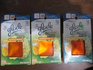 Lotto di 3 profumi Glade Decor HAWIIAN BREEZE 2 ricariche ciascuna (6 totali) - Foto 1 di 1