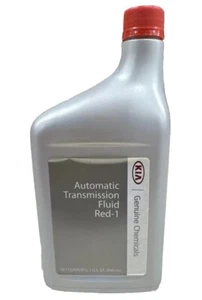 Genuine KIA UM040CH020 RED-1 Automatic Transmission Fluid 1-Quart 6 Pack - Picture 1 of 3