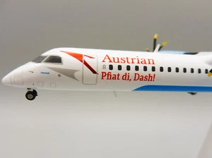 BOMBARDIER Q400 AUSTRIAN AIRLINES 1/200 Herpa 571968 PFIAT DI, DASH EISENSTADT - Picture 1 of 12