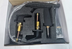 Lavabo Split 8" Diffuso Nero Opaco Rubinetto Bagno Finitura NOB - Foto 1 di 8
