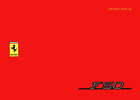 Ferrari F50 Owners Manual 1995 USA 99395 Reprint
