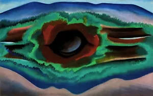 Reproducción de pintura Pool in the Woods, Lake George de Georgia O'Keeffe - Imagen 1 de 3