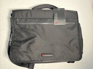 ECBC Zeus Messenger Laptop Computer Luggage handle pass thru Bag BLACK K7203-10 - Picture 1 of 4