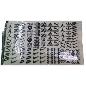 Vynil logo HTV IRON ON 110Pcs Black 1.5"ร1.5"approx.OFFER $22.99 ๐ฅ๐ฅ - Picture 1 of 4