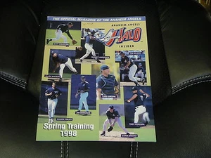 1998 ANAHEIM ANGELS SPRING TRAINING BASEBALL PROGRAM VS WHITE SOX - Picture 1 of 1