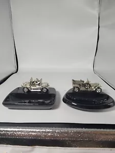 2 Lesney Matchbox Yesteryear Cars 1911 Renault 1907 Rolls Royce Trinket Dishes - Picture 1 of 14