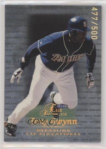 1999 Flair Showcase Measure of Greatness /500 Tony Gwynn #6MG HOF