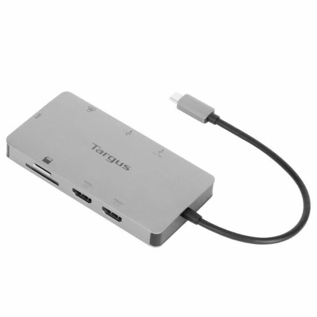 Targus USB-C Dual HDMI 4K Docking Station - Silver (DOCK423TT)