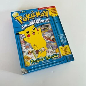 Pokemon Gotta Make Em All Project Studio Blue Version PC CD-ROM & Original Box - Picture 1 of 12