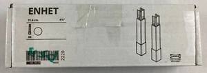 NEU IM KARTON IKEA ENHET Beine F Rahmen weiß 2er Pack 4 1/2" lang 605.144.45 - Bild 1 von 4