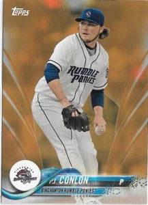 2018 Topps Pro DeBut P.J. CONLON Orange Parallel /25 - PONIES - #28 - Picture 1 of 1