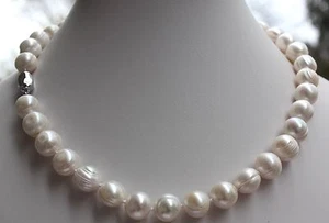 51cm 12,2-13,5mm Süßwasser Perlen Schmuck Perlenkette Echtschmuck Ketten Collier - Bild 1 von 1