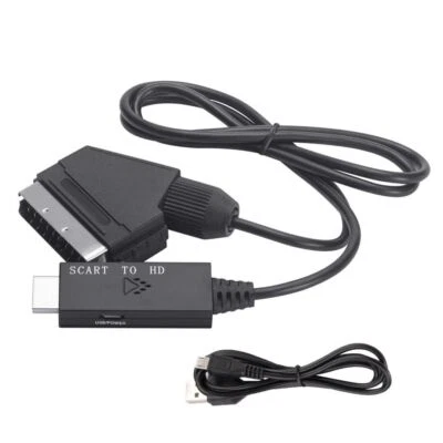 SCART To HDMI Converter SCART To HDMI Cable Video Adapter SCART Convert To HDMI - Image 1 of 4