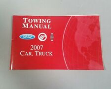2007 Ford Car Truck Towing Manual #F1 (Fits: Lincoln)