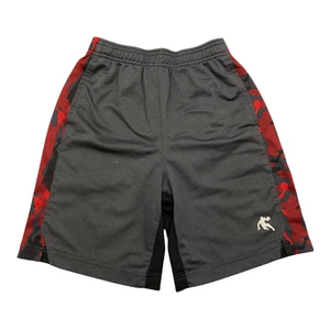 AND1 Boy's Gray & Red Camo Basketball Shorts Size Medium (8) A93 - Picture 1 of 4